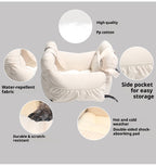 Pet car bed ;All-season outdoor safety seat ;Universal car bed for cats and dogs