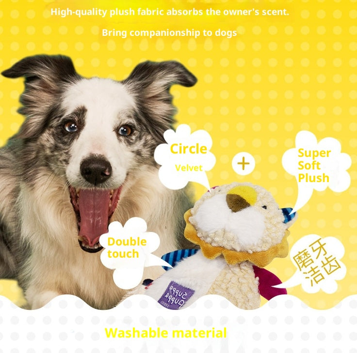 Dog toy noise paper; Tooth-grinding plush sound-making toy Puppies relieve boredom. Puppy pet toys