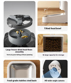 Intelligent pet feeder; Fully automatic feeding machine Moisture-proof integrated cat feeder