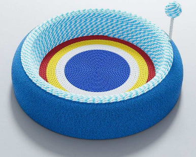 Starry sky rope cat scratch board and cat bed integrated. Large-sized cats, scratching cats, ball scratching cats, basin scratching cats toys