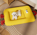 Four Seasons Cat and dog beds; Thickened dog bed pads, warm cat pads and pet pads for autumn and winter