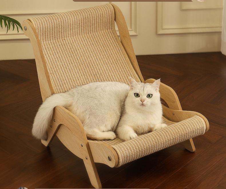 Cat scratch board Cat sofa pet bed; Cat lounge chair Cat toys; Sisal claw grinding pads; Scratch-resistant pet lounge chair