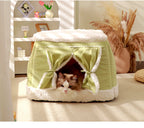 Winter warm pet beds and cat beds; Heat storage and warmth preservation Closed design Neither too hard nor too soft; Comfortable and soft; Multiple uses available all year round