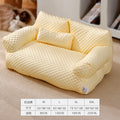 Ice Silk breathable pet sofa bed Suitable for all seasons; Detachable and washable cat beds and dog beds; Cool, breathable, soft and comfortable