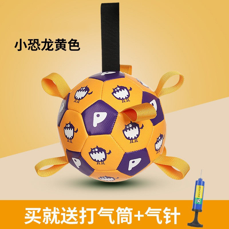 Pet football Outdoor interactive toys for dogs The molars are strong and durable. Pet dog training Dog toys
