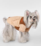 Dog autumn and winter cotton-padded jacket; Ultrasonic quilted cotton clothing Anti-shedding and warm clothes for puppies and kittens when they go out