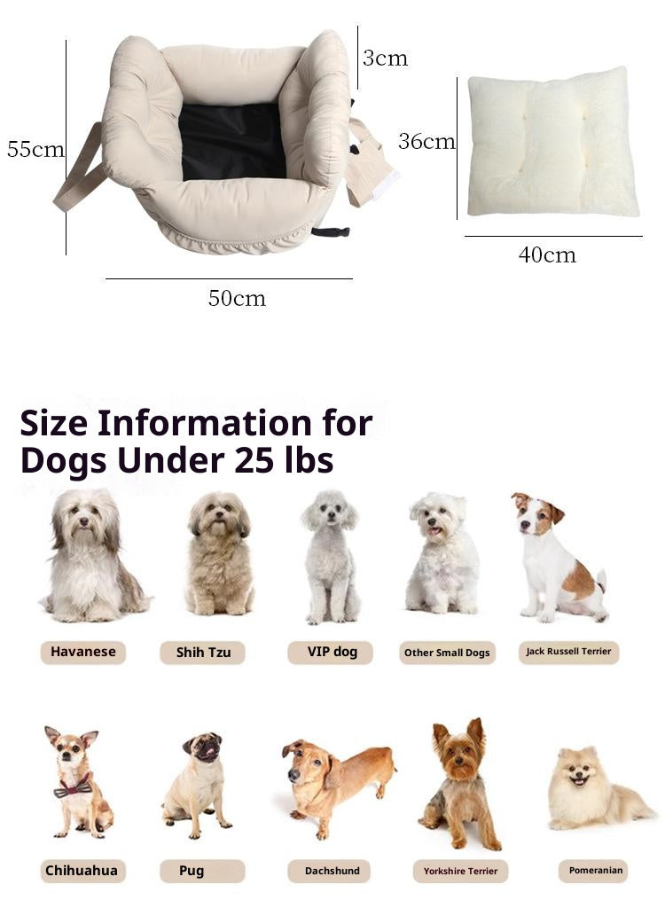 Pet car bed ;All-season outdoor safety seat ;Universal car bed for cats and dogs