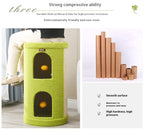 The cat scratch board is integrated with the nest. Cat Villa Multi-layer cat climbing frame Pet supplies