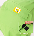 Pet raincoat； Puppy raincoat ；Suitable for medium and small-sized dogs; Waterproof and dirt-proof; Pet raincoat for going out; Green frog shape; Cloak raincoat