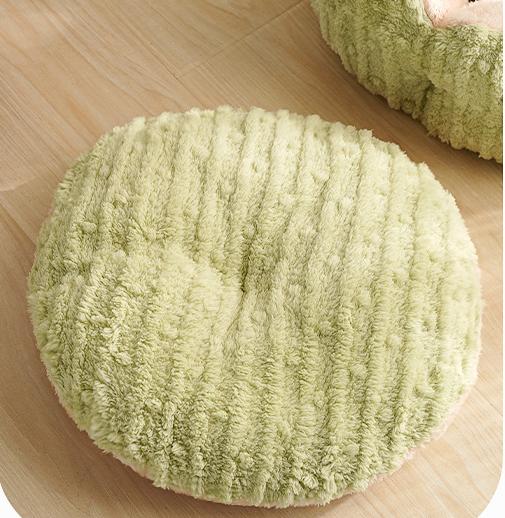 Cactus-shaped pet bed; Semi-enclosed kitten bed mat for winter warmth; Washable shaped cat beds and dog beds