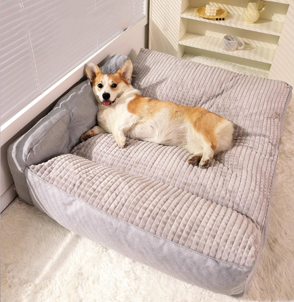 All-season universal large dog sleeping pad, thickened and enlarged, detachable and washable cat and dog pet bed