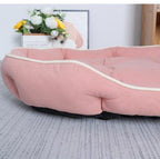 Suede imitation pet bed: A pet bed suitable for all seasons; Anti-slip pet mat Medium-sized dog ingot shaped dog mat; Dog bed pet mat