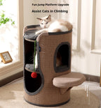 Cat bed, cat climbing frame and cat tree integrated. Sisal bucket cat house cat bed Cat toy cat bucket