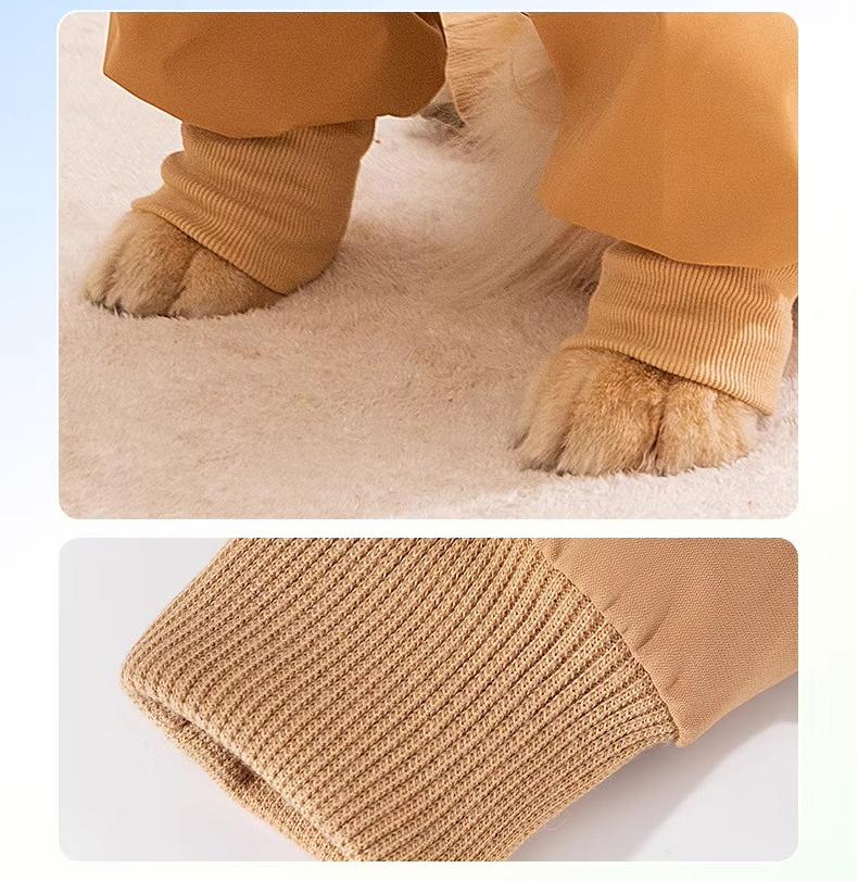 Pet dog dust-proof clothing for going out, full coverage on all four legs, waterproof and stain-resistant, comfortable and unrestrained. For large dogs