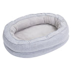 Oval doughnut pet bed It can be disassembled and washed for medium and large dog beds. Deep sleep four-season dog bed Winter warm dog bed