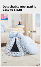 Wholesale Dog House Tent Winter Warm Enclosed Safe Small Dog Sleeping Dog House All Seasons