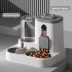 New Automatic Cat Feeder Dog Bowl Pet Bowl Cat Basin 2-in-1 Water Dispenser Cat Bowl Pet Supplies Cross-border