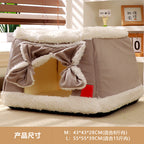 Winter warm pet beds and cat beds; Heat storage and warmth preservation Closed design Neither too hard nor too soft; Comfortable and soft; Multiple uses available all year round