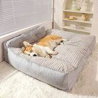 All-season universal large dog sleeping pad, thickened and enlarged, detachable and washable cat and dog pet bed