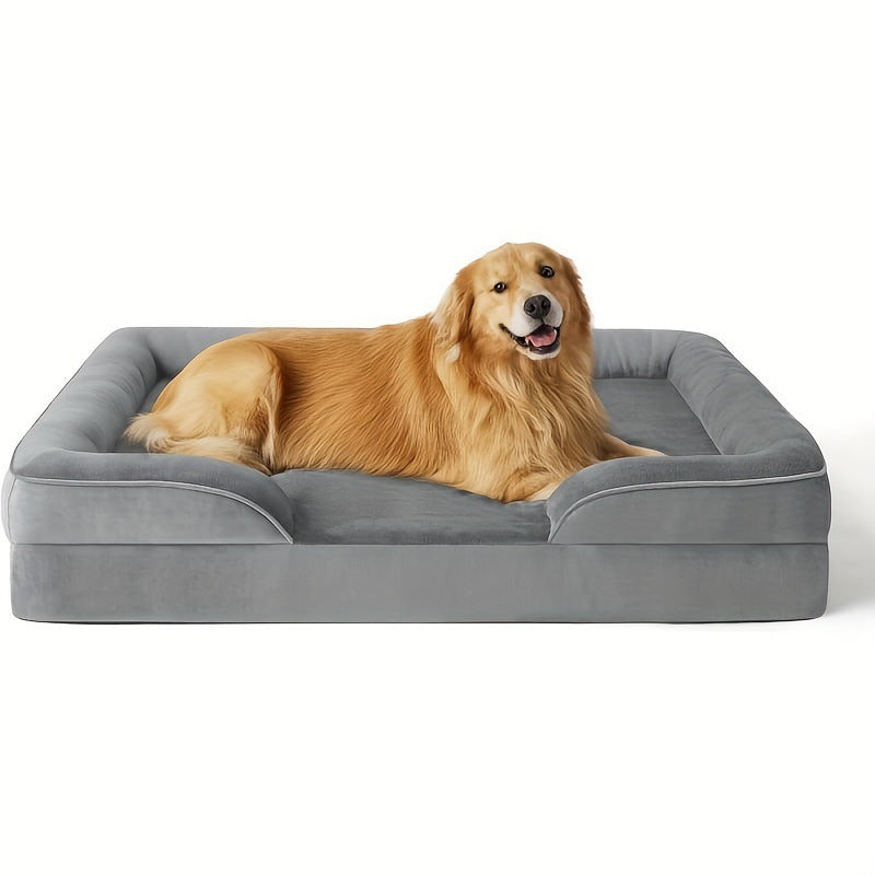 All-season suitable medium and large-sized dog kennels; Removable and washable pet sofa cushions; Dirt-resistant, waterproof and warm in autumn and winter