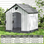 Medium-sized dog in an outdoor kennel Suitable for all seasons; Cold and rain protection; Pet winter dog house villa; Outdoor dog house