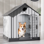 Medium-sized dog in an outdoor kennel Suitable for all seasons; Cold and rain protection; Pet winter dog house villa; Outdoor dog house