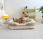 Rabbit fur crystal fleece pet bed; Thickened rabbit hair crystal fleece pet pad; Winter warmth for cat beds and dog beds; Pet supplies mat; Pet sofa