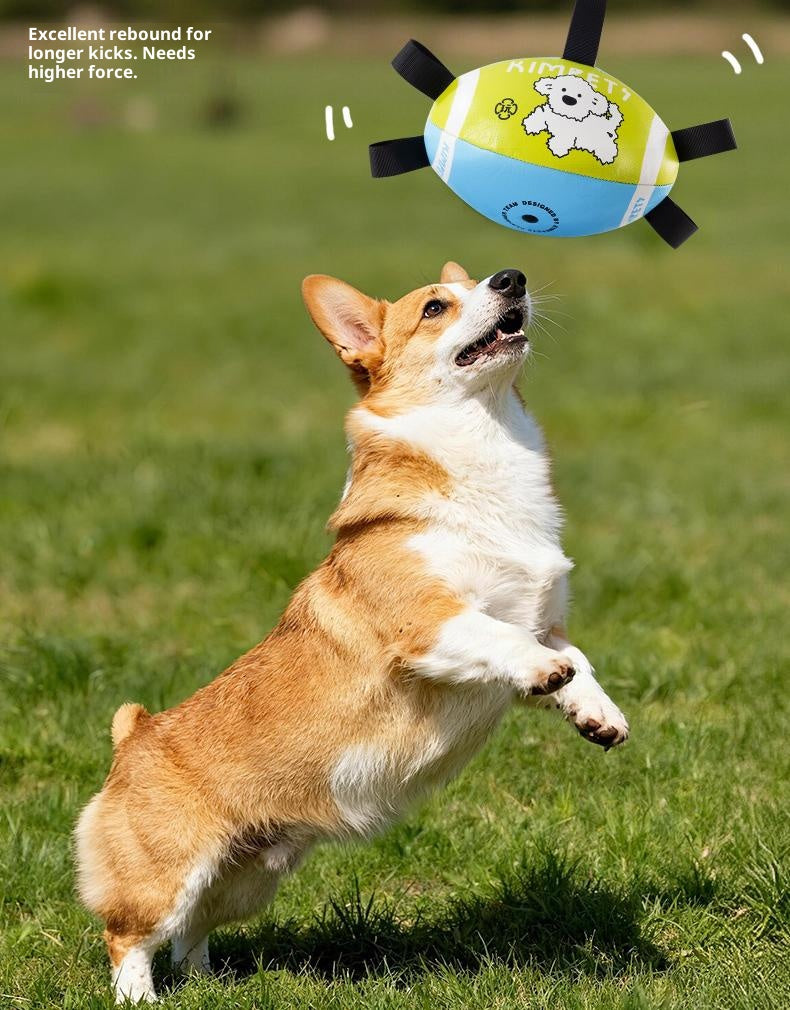 Outdoor dog toy rugby ball Outdoor toys for pets to enjoy themselves Specialized dog rugby for training