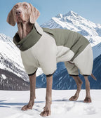 Dog autumn and winter windbreaker and cotton-padded jacket; Windproof, warm and waterproof; High-brightness and highly reflective dog cotton-padded clothing