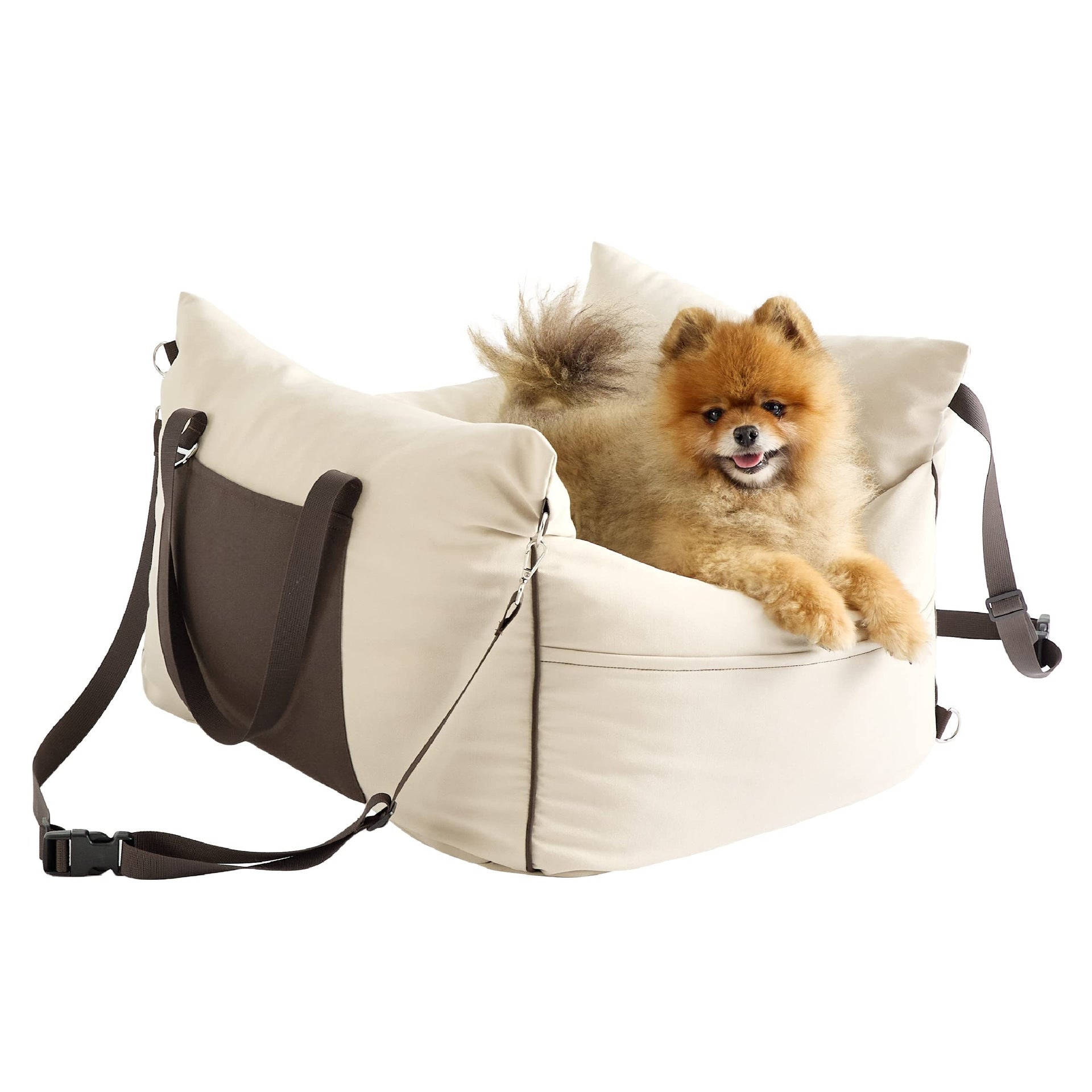 Pet passenger seat, small and medium-sized dog car bed; Multi-functional portable bag Waterproof and washable