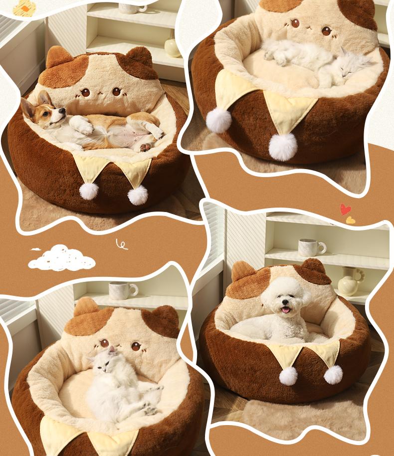 Winter warm cat mat for cat bed Sleeping cat house and dog bed; Suitable for all seasons; Cat sleeping pad Winter cat bed Pet sofa
