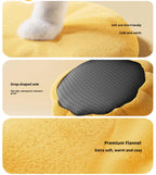 Pumpkin-shaped warm cat bed, winter warm dog bed, pet cat bed; Pet supplies for fully enclosed cat beds