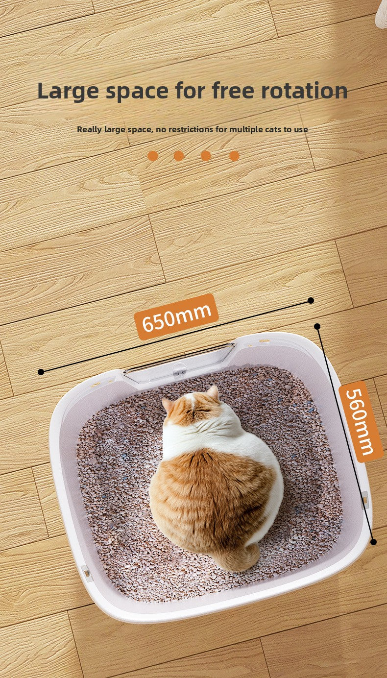 Cat Litter Box Fully Enclosed Deodorizing Cat Litter Scoop Top Entry Pmax Space Cat Litter Tray Cat Toilet Cat Supplies
