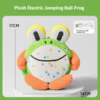 Dog toy electric jumping ball; A pet self-entertainment and boredom relief tool; A sound-grinding teething toy that can withstand biting