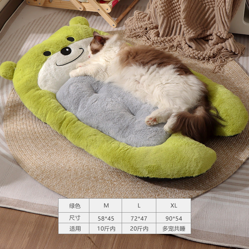 Little Bear pet mat All-season cat mat; Winter warm pet sleeping pad; Cat bed and dog bed mat; Suitable for both cats and dogs