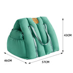 Dual-purpose car cat bed: It can be used both in a car and by hand. Portable cat bed for going out; Four-season universal closed cat bed; Windproof and warm