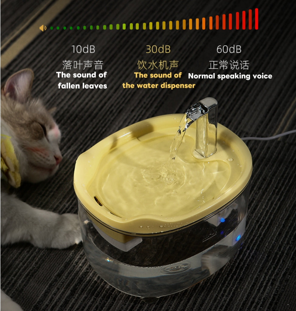 Pet water dispenser ；Water dispensers for cats and dogs ；Automatic circulation of running water; Silent anti-dry-burning water feeder ；Pet supplies
