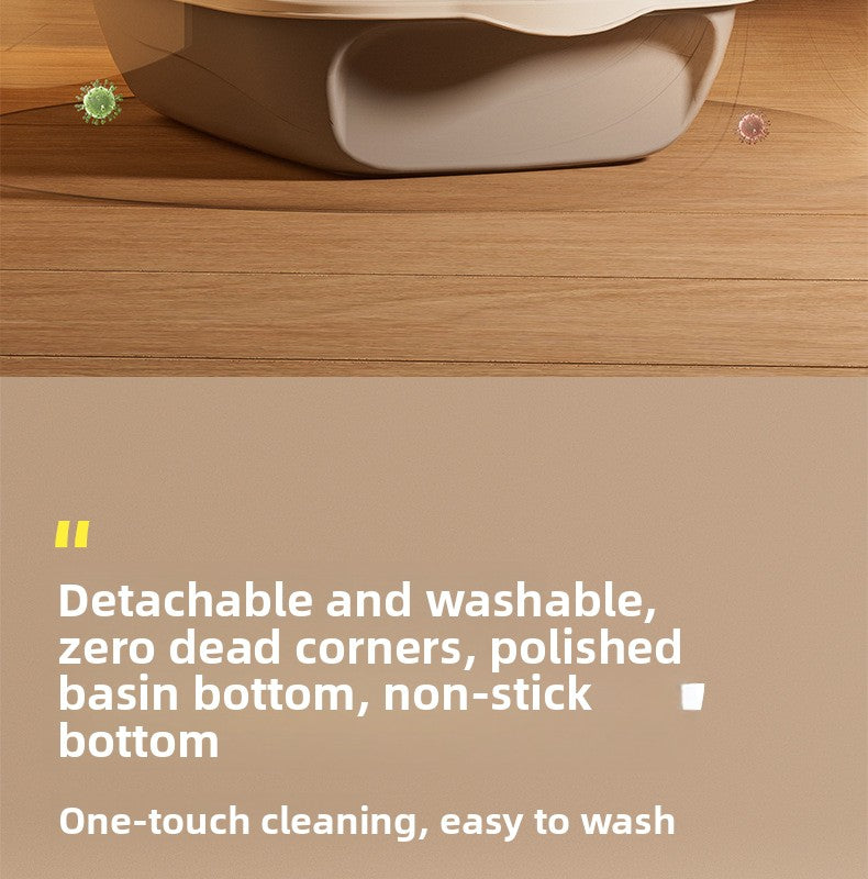 Extra Large Cat Litter Box Fully Enclosed Extra Large Odor-Isolating Easy-to-Clean Cat Toilet Pet Supplies