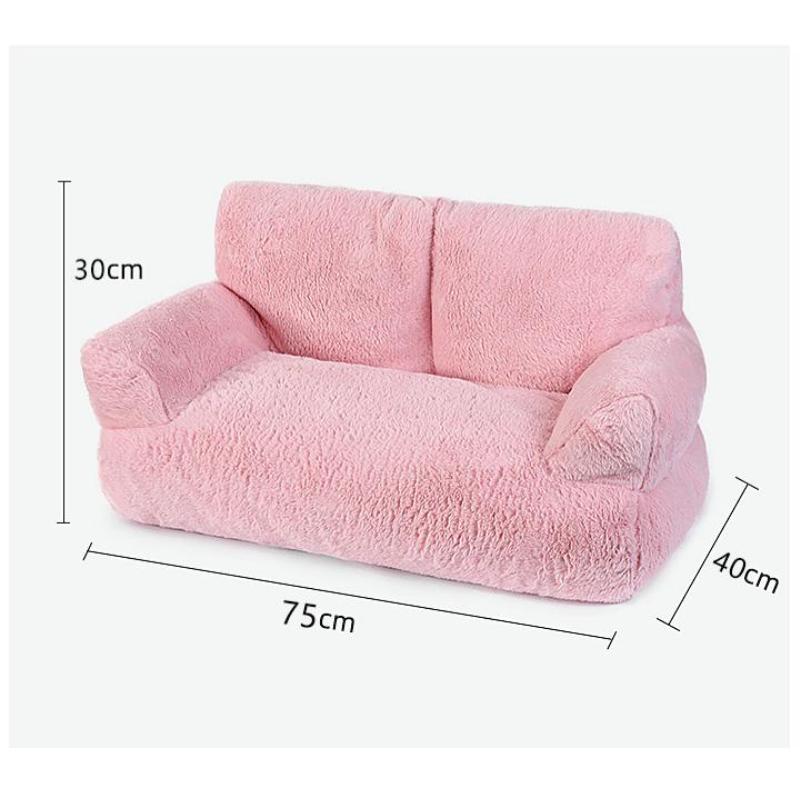 Plush sofa pet bed; Cat bed, large cat bed, pet bed; Cat sofa Winter warm dog and pet bed supplies