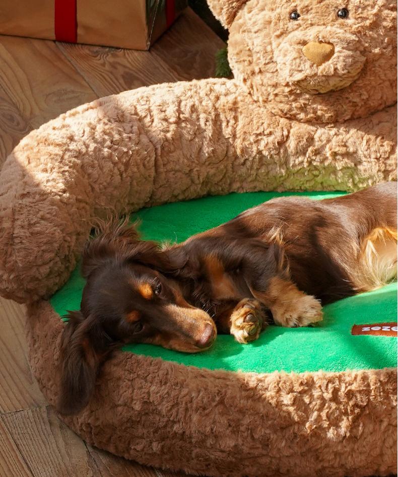 Christmas Bear pet sofa Dog beds and cat beds are suitable for all four seasons. Open pet bed Small dog kennel