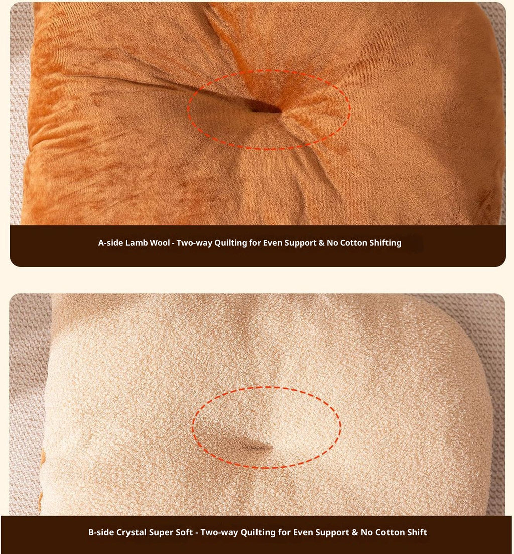 Autumn and winter plush pet bed; Cute cat ears; Warm three-dimensional enveloping style; Soft and deep sleep in dog and cat beds; Pet bed pad