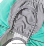 Winter dog clothes; Three-proof Corgi windbreaker with fleece. Waterproof pet clothing for medium-sized dogs going out in autumn and winter