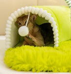 Tunnel cat bed All-season universal Cat Tunnel Detachable and washable; Drilling a hole to amuse oneself and relieve boredom; A safe cat bed that combines play and sleep