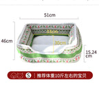 Warm Winter Series · Christmas Elk Pet Bed: Pet Cat Bed, Dog Bed, Pet Bed Dog bed winter dog mat Thickened beds for medium and small-sized dogs