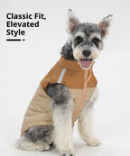 Waterproof reflective pet clothing for autumn and winter ; Dog cotton-padded clothes can pull large dog clothes. Pet clothing