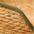 # Rattan Cat Ear Pet Bed: Suitable for all four seasons. Cat scratcher pet bed Pet cats made of rattan and straw can be disassembled and washed. Cat supplies