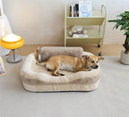 Rabbit fur crystal fleece pet bed; Thickened rabbit hair crystal fleece pet pad; Winter warmth for cat beds and dog beds; Pet supplies mat; Pet sofa