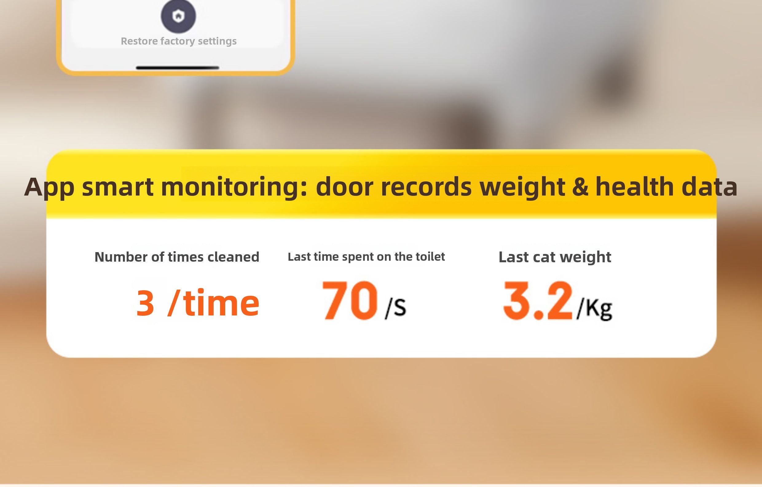 Smart Cat Litter Box Fully Automatic Cat Litter Box Splash-Proof Open Design Easy to Clean Cat Toilet Automatic Scooper