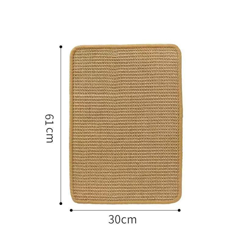 Sisal cat scratch board, wear-resistant and shavings free, large cat claw board, integrated cat nest, anti cat scratch sofa protection, scratch resistant pad