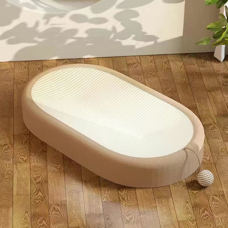 Jianma cat scratch board nest, wear-resistant cat claw board, hemp rope cat toy, no falling debris, durable scratch cat, self fun, relieve boredom, cat nest